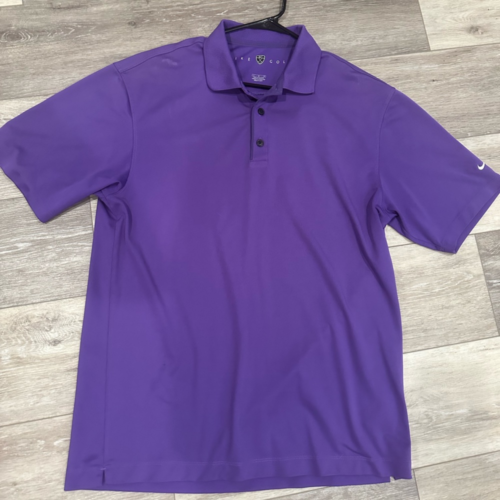 Purple Nike dry fit polo - Picture 2 of 2